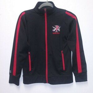 Women’s Holloway Jacket Full Zip Black red Sz S CHEERLEADER active-wear athletic